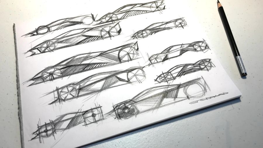 Concept sketch page