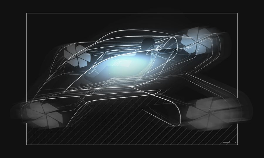 3D wireframe study