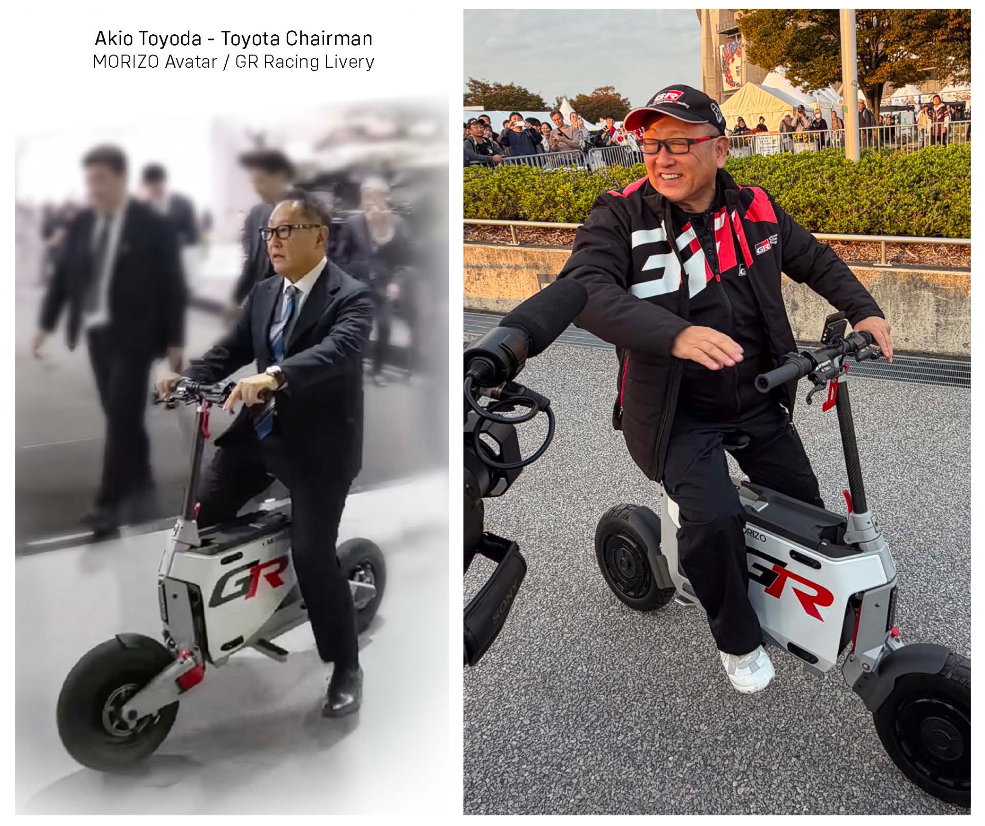 Akio Toyoda on the Toyota GR MORIZO electric vehicle, developed with LAND Labs
