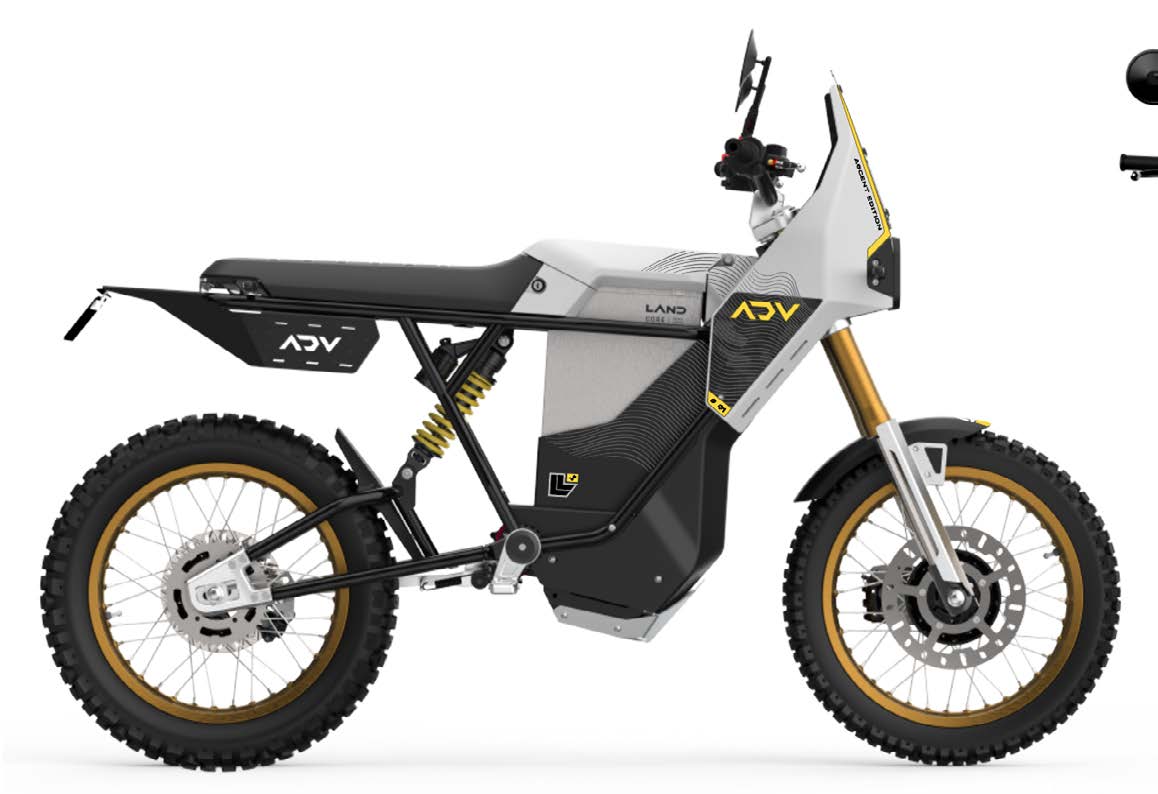 LAND ADV — adventure electric motorcycle, Ascent edition
