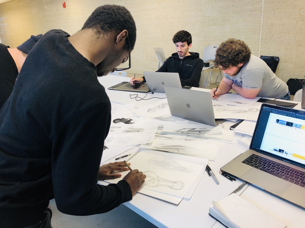Transportation design studio at the Cleveland Institute of Art
